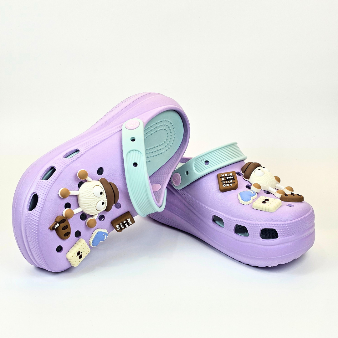 Purple-Sky BOBO Clogs