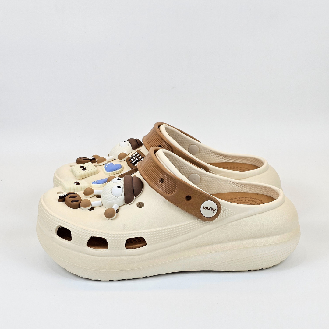 Brownie-Beige BOBO Clogs