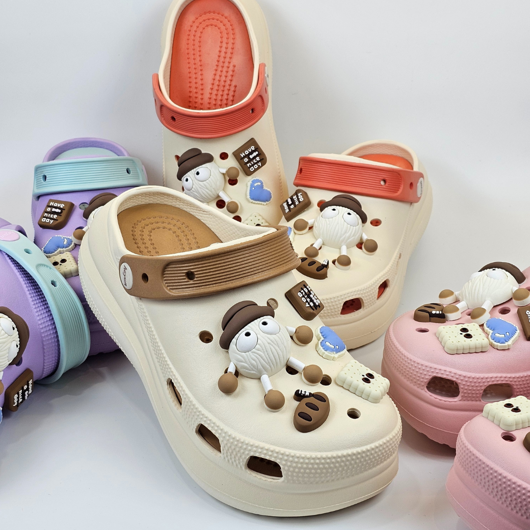 Brownie-Beige BOBO Clogs