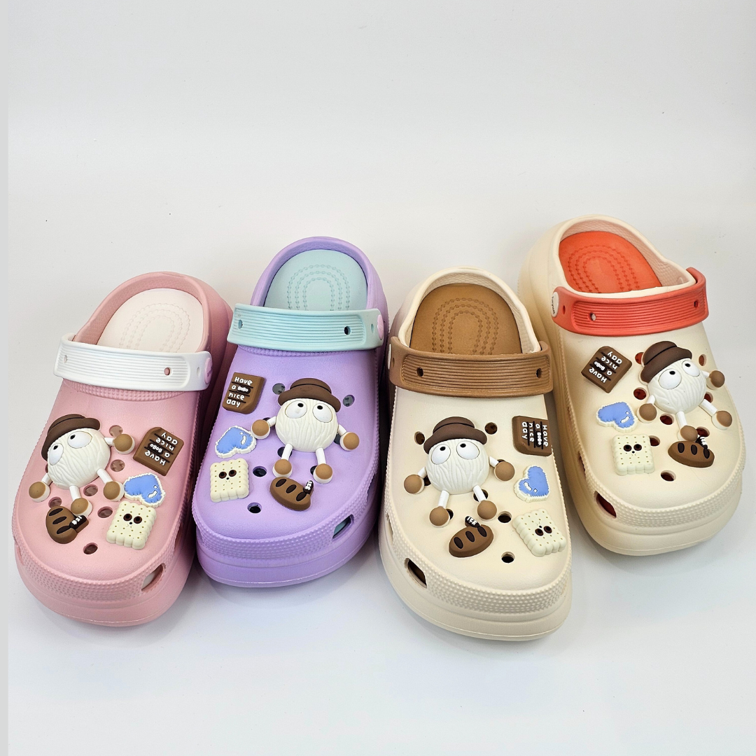 Brownie-Beige BOBO Clogs