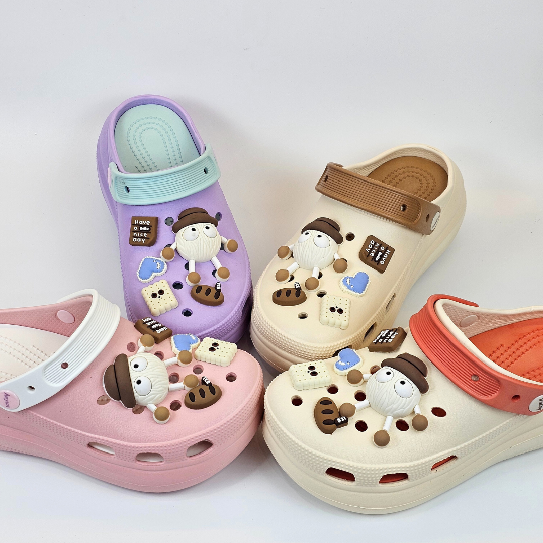 Brownie-Beige BOBO Clogs