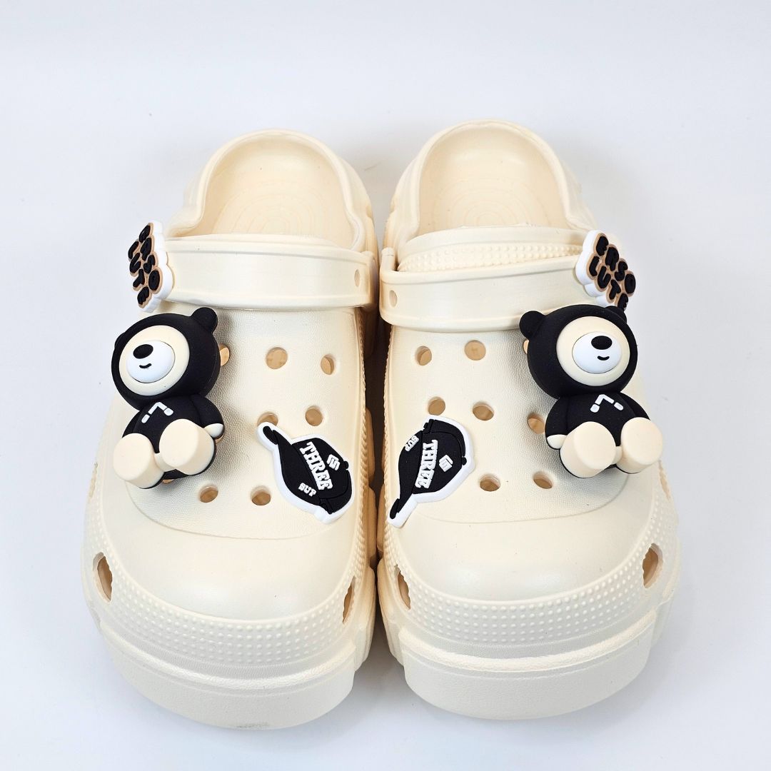 Panda Paws Creamy Clogs