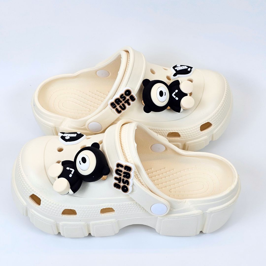 Panda Paws Creamy Clogs