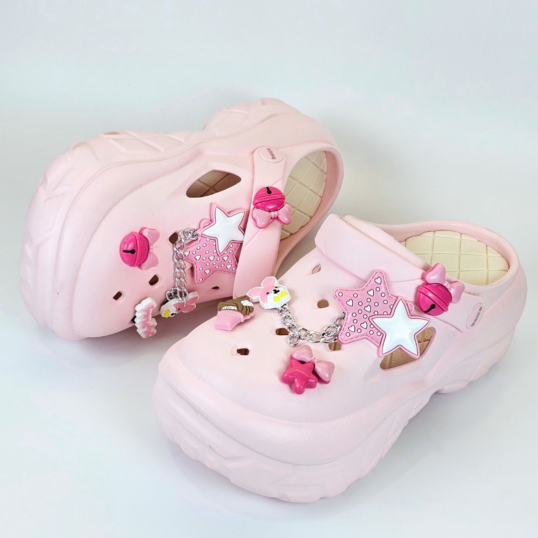 Starry Strawberry Clogs