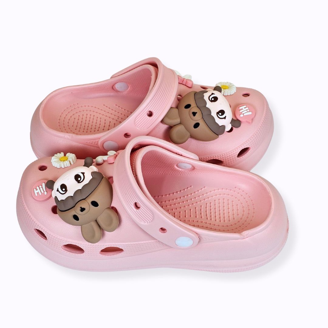 Pink Whimsical Bunny Clogs