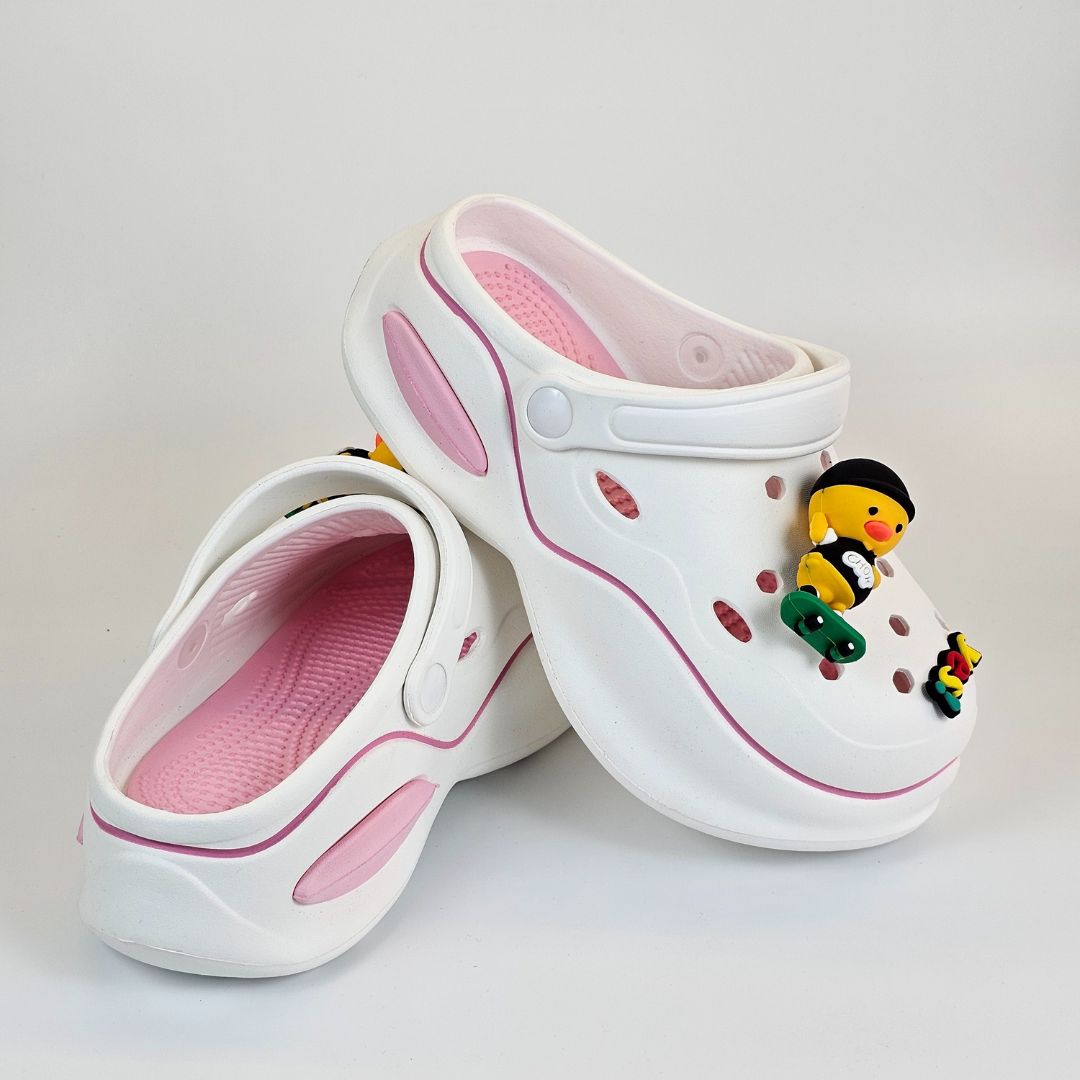 Skater Duck Clogs Pink