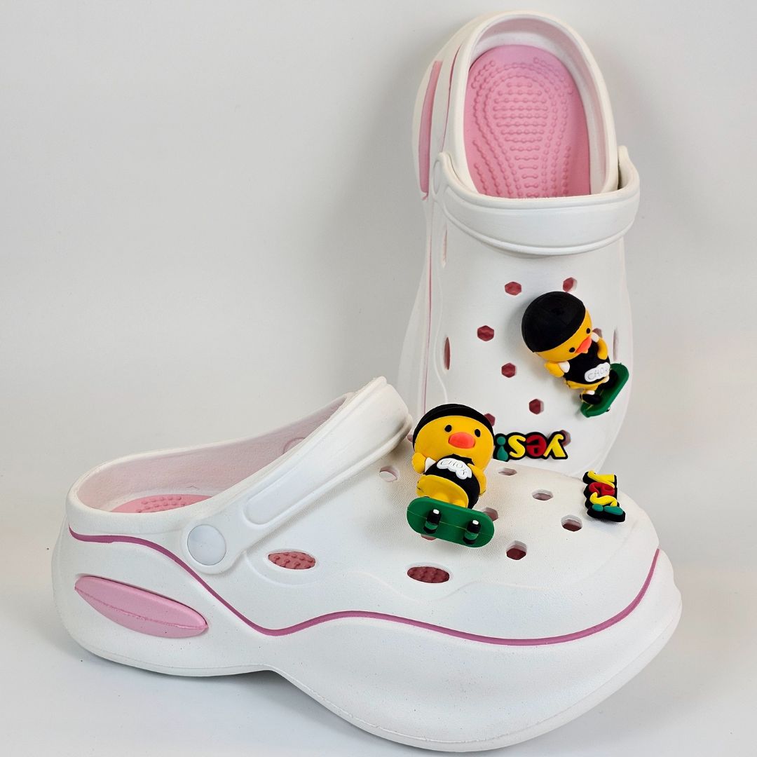 Skater Duck Clogs Pink