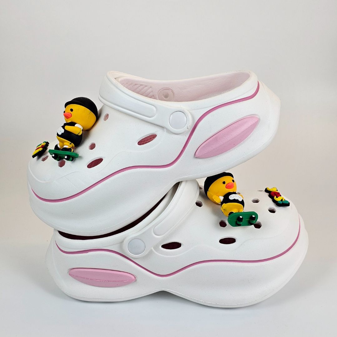 Skater Duck Clogs Pink