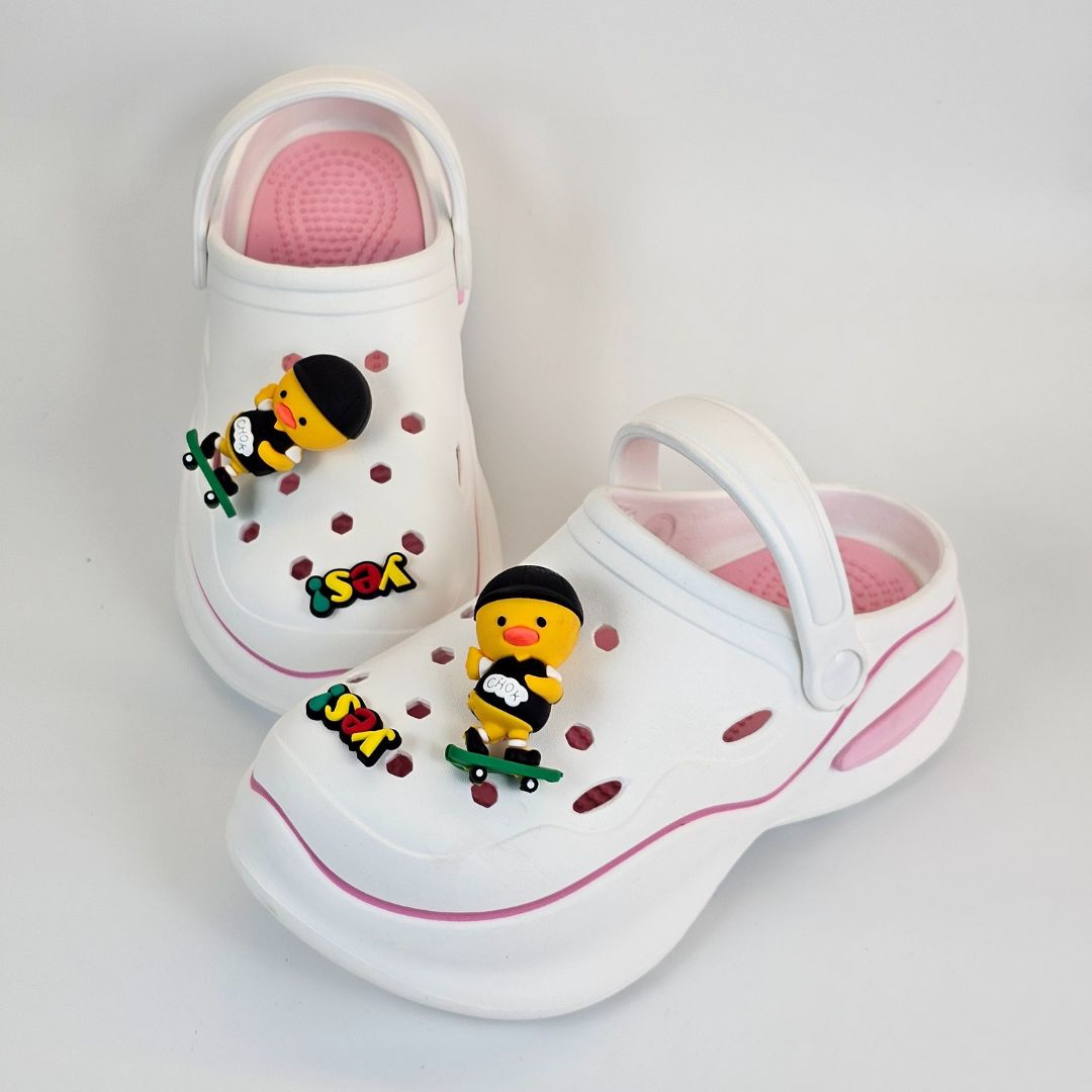 Skater Duck Clogs Pink