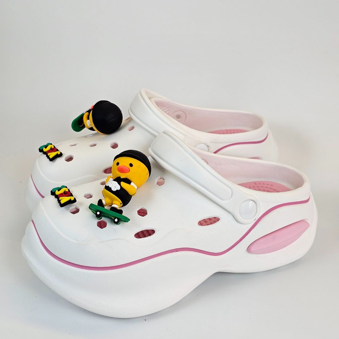 Skater Duck Clogs Pink