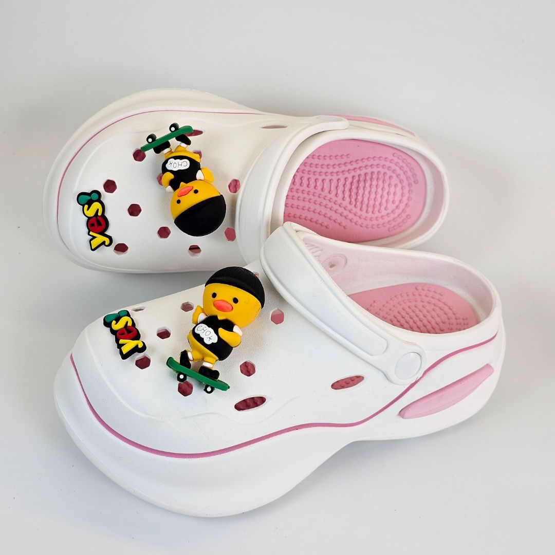 Skater Duck Clogs Pink