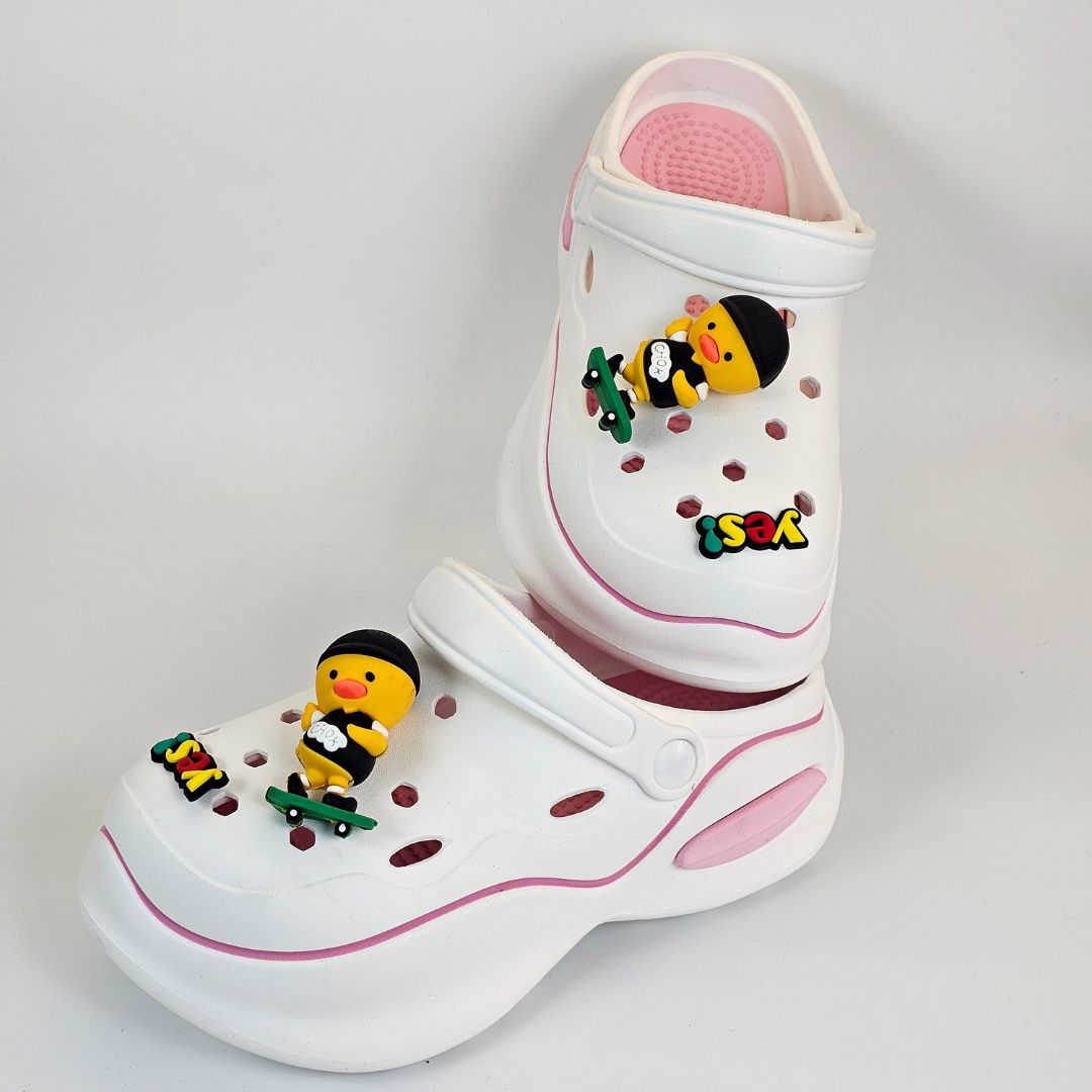 Skater Duck Clogs Pink