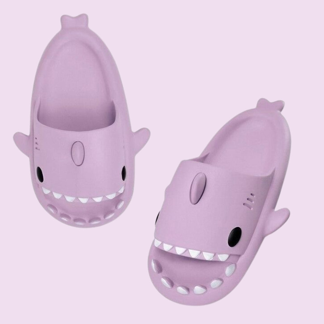 Lavender Shark Slippers (unisex)