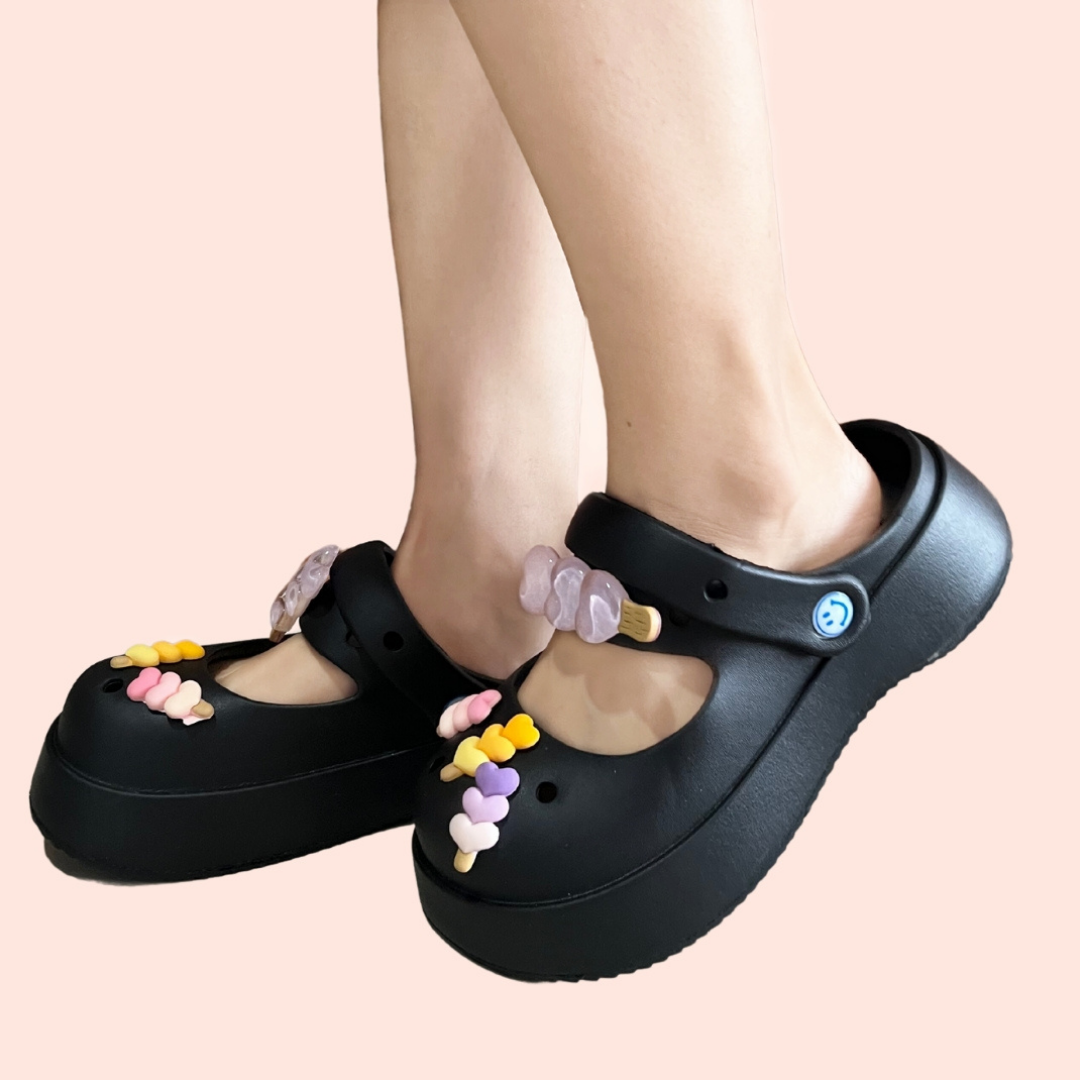 Heart Lolly Clogs