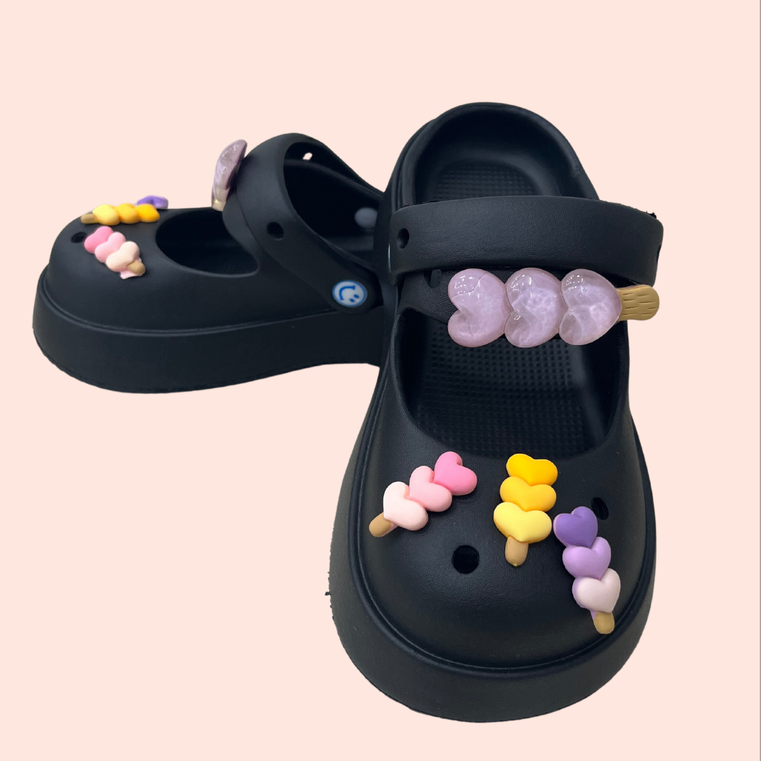 Heart Lolly Clogs