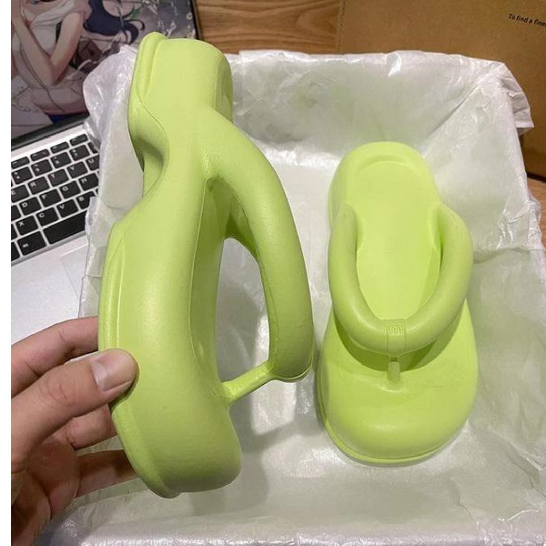 Neon Thick Sole Comfy Flip Flop