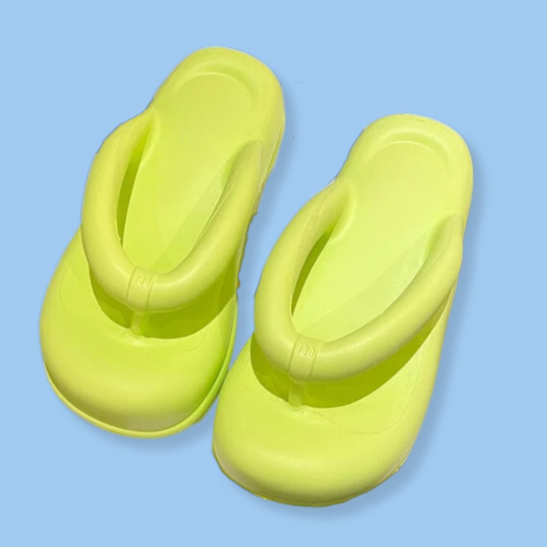 Neon Thick Sole Comfy Flip Flop